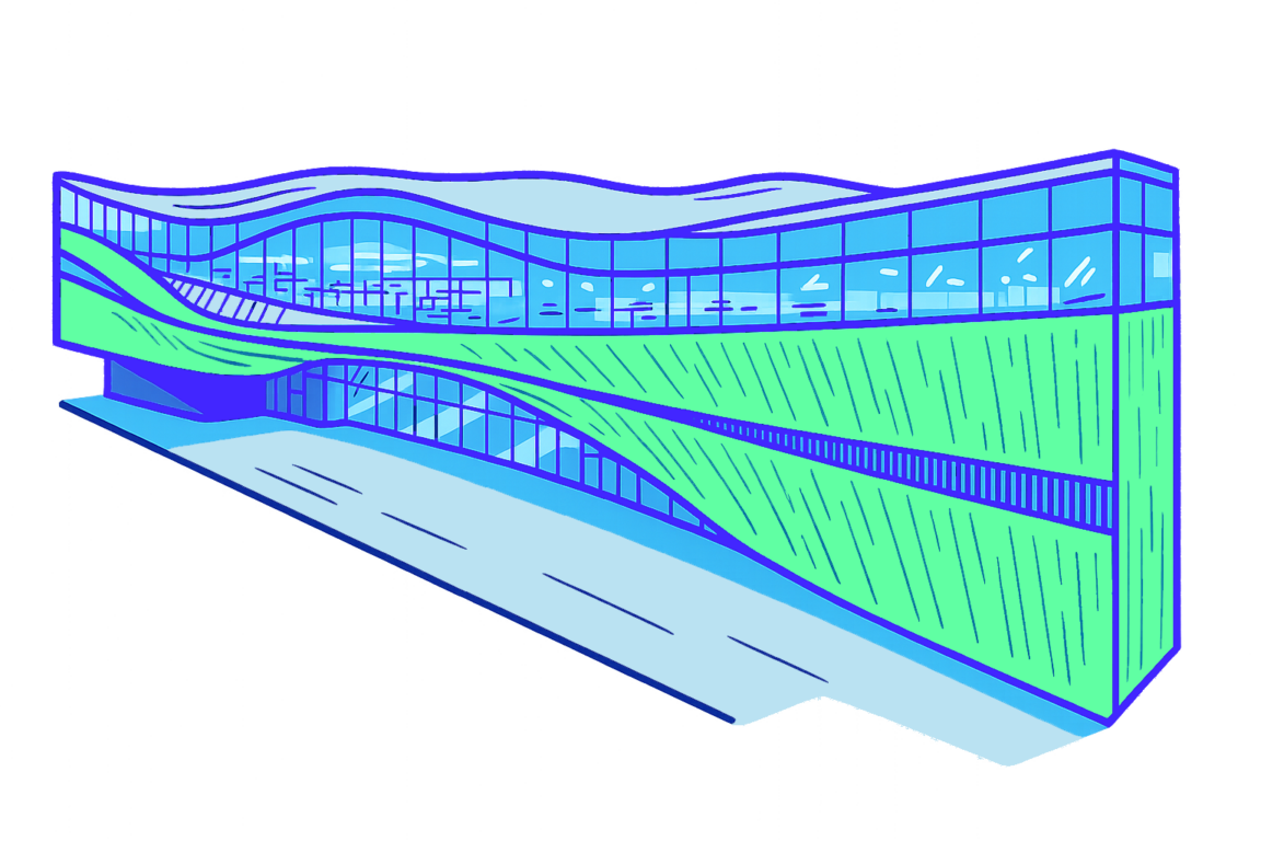 Kuvassa Oodi-rakennus